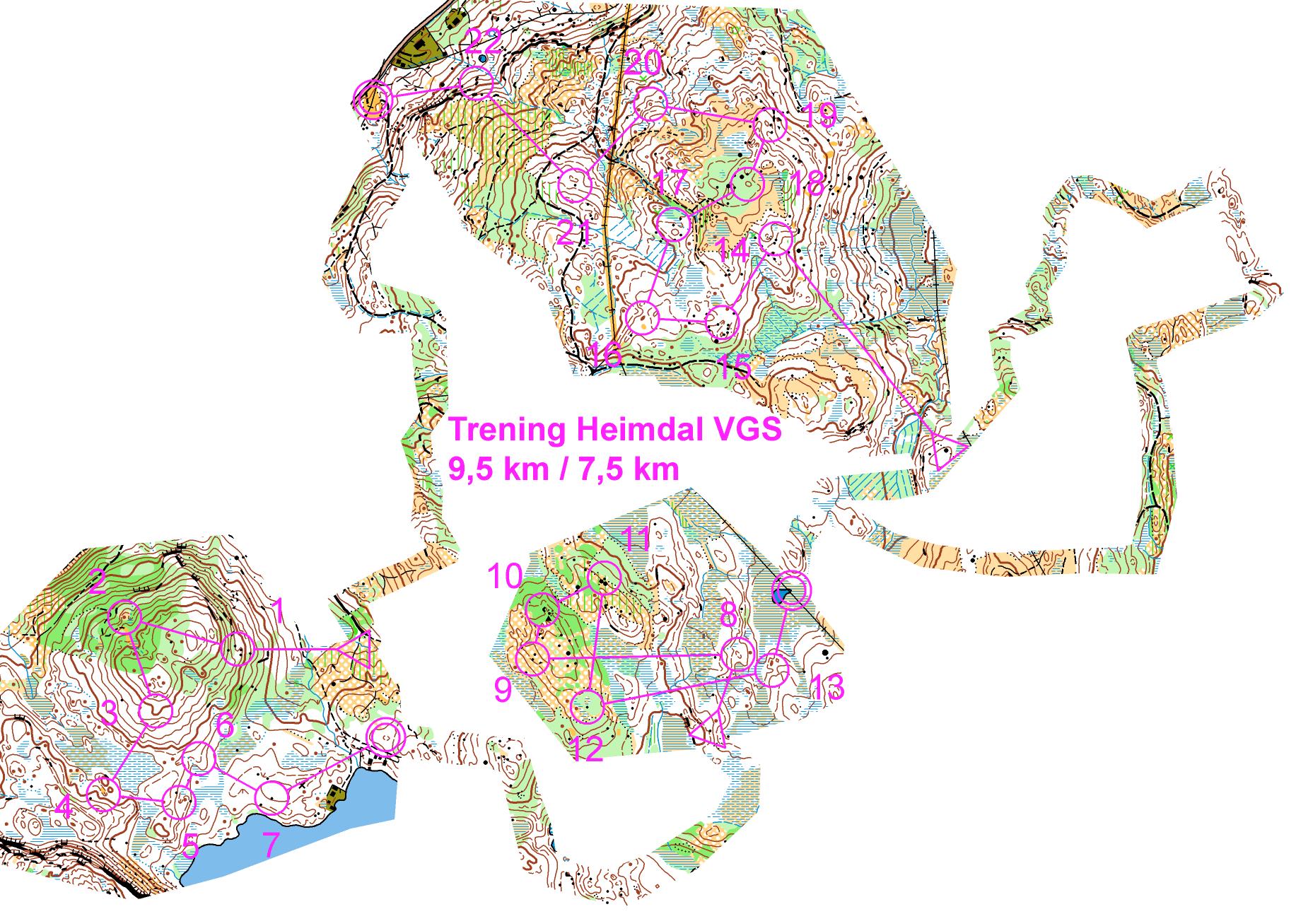 HVGS-trening korridor + postplukk Tulluan Nord (2013-01-22)