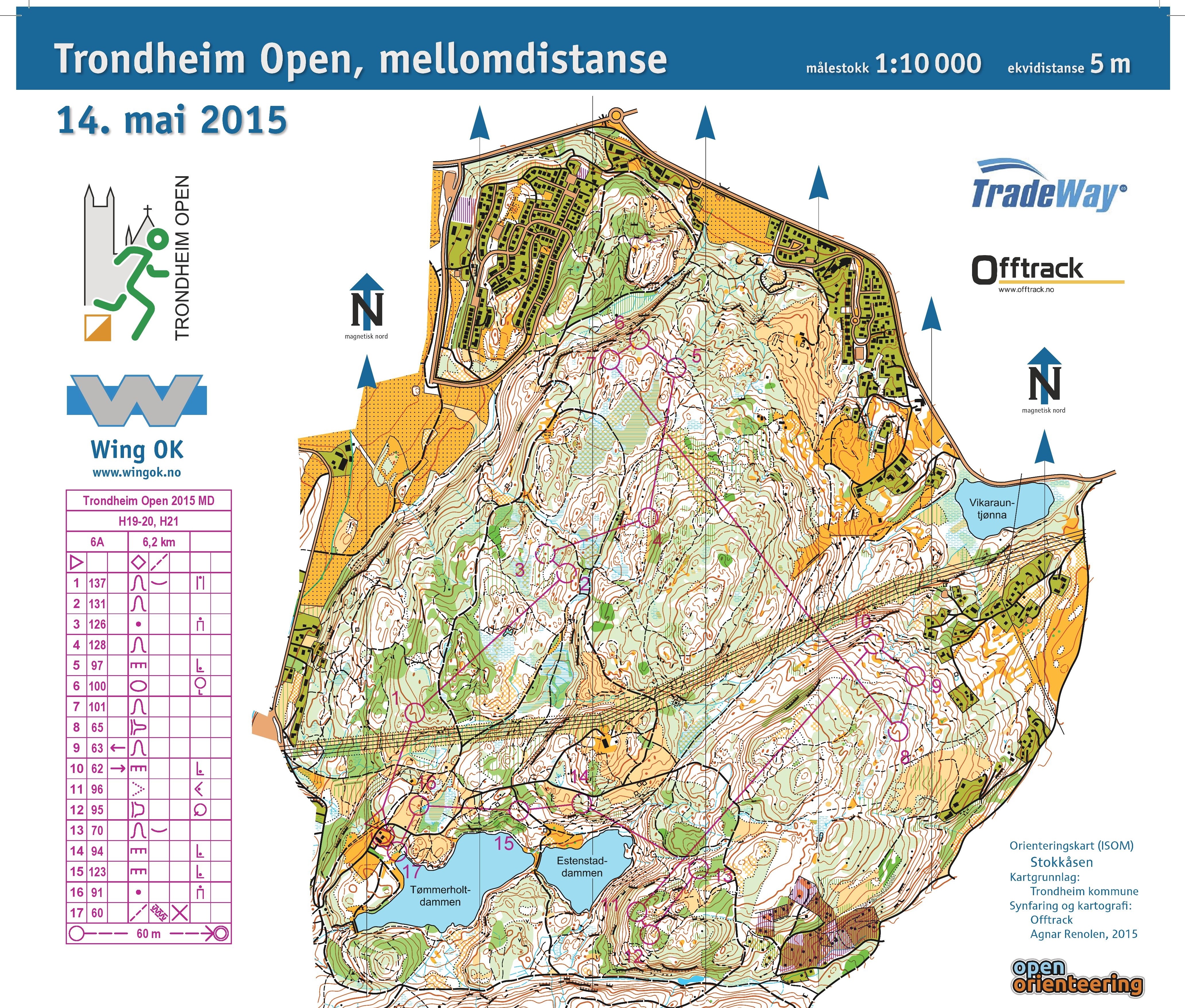 Trondheim Open, Mellom (14.05.2015)